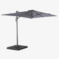 Rectangular cantilever parasol 2x3m + 4 ballast slabs 50x50cm