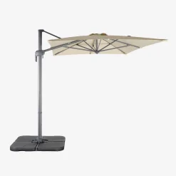 Rectangular cantilever parasol 2x3m + 4 ballast slabs 50x50cm