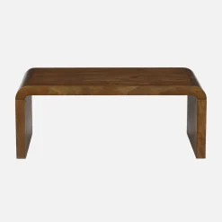 Rectangular coffee table solid acacia wood