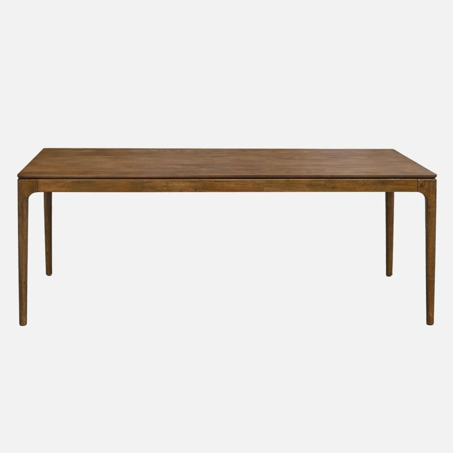 Rectangular dining table rubberwood and ash veneer 8 seats