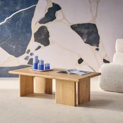 Rectangular MDF coffee table