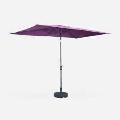 Rectangular parasol 2x3m with central pole
