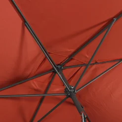 Rectangular parasol 2x3m with central pole