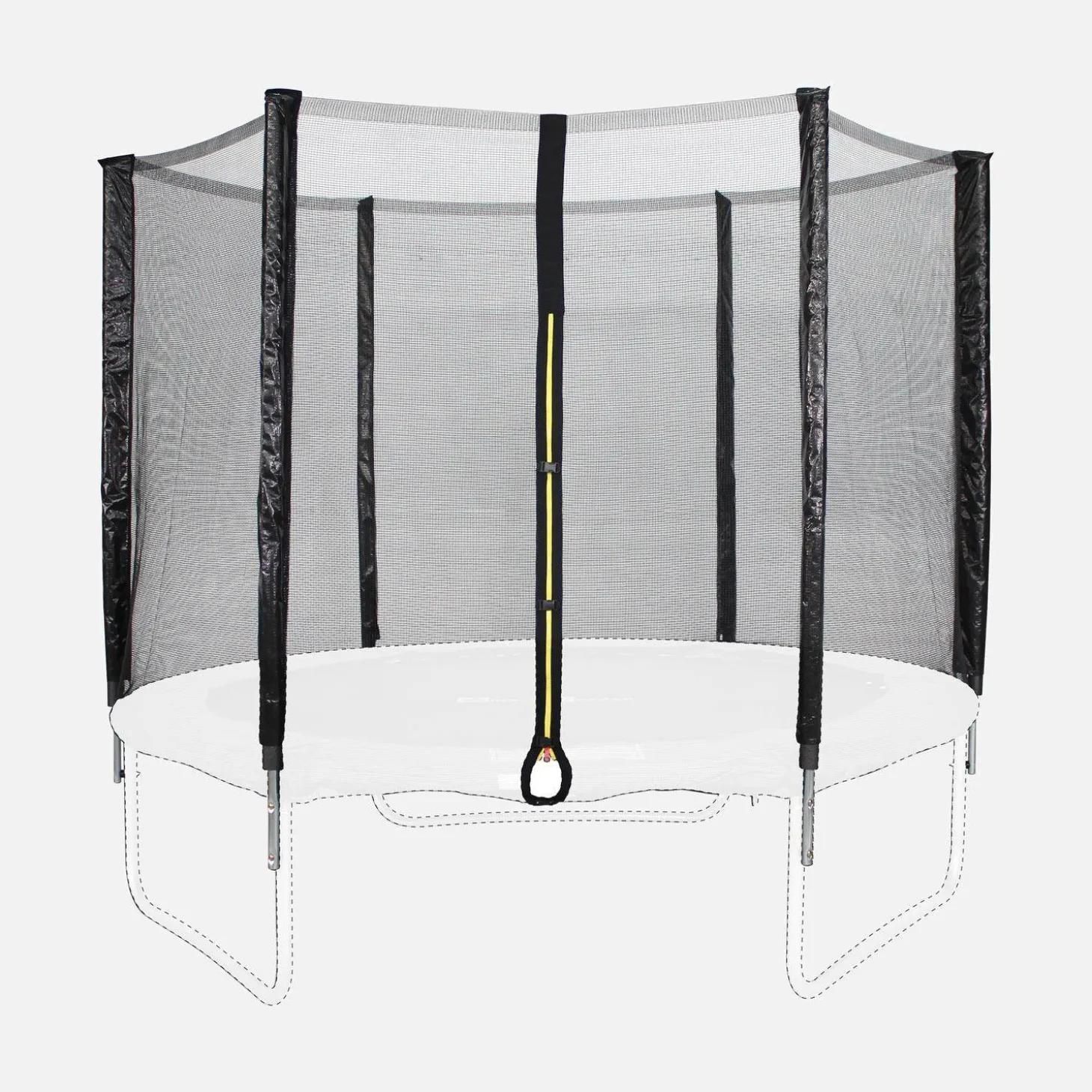 Replacement safety net kit for outer trampoline model