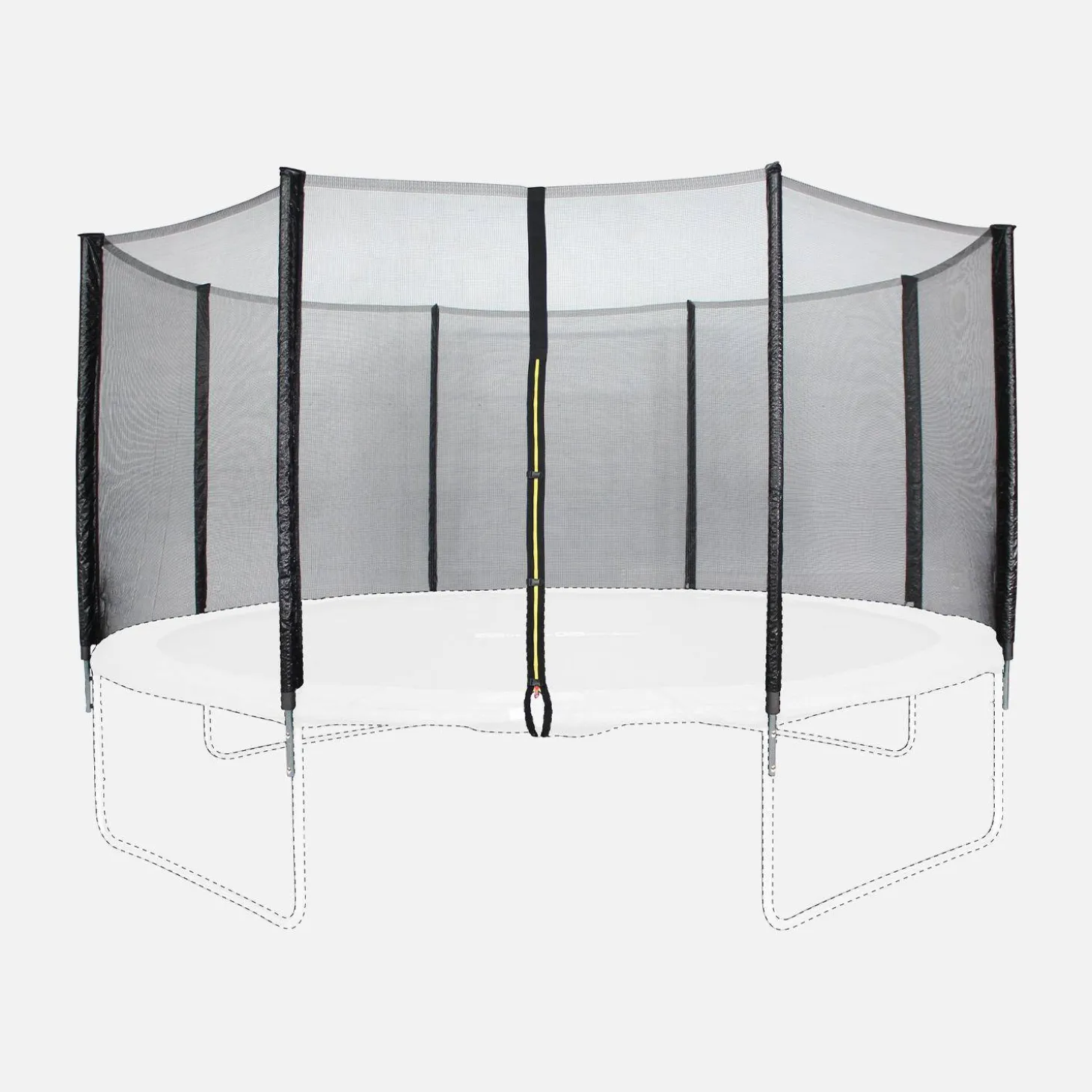 Replacement safety net kit for outer trampoline model