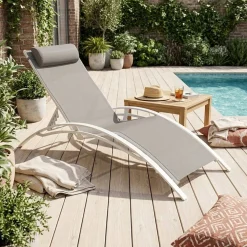 Replacement seat back and fabric for Louisa sun lounger