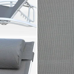 Replacement seat back and fabric for Louisa sun lounger