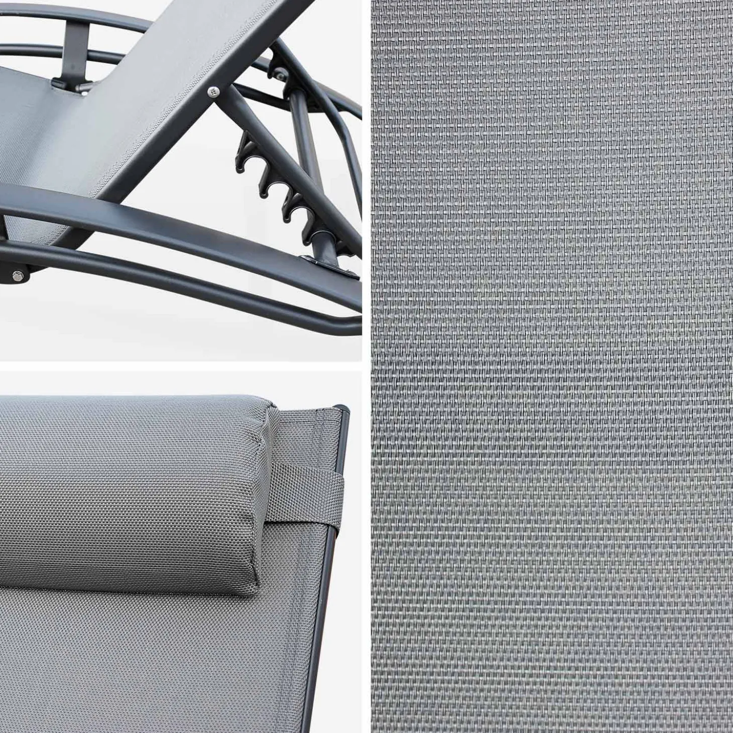 Replacement seat back and fabric for Louisa sun lounger