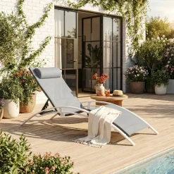 Replacement seat back and fabric for Louisa sun lounger
