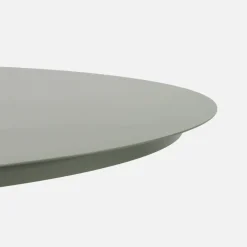 Round aluminum garden table Ø140cm seats 6