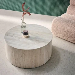 Round coffee table
