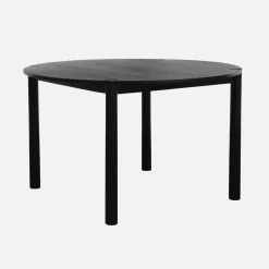 Round rubberwood dining table Ø120cm seats 4