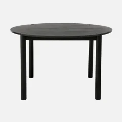 Round rubberwood dining table Ø120cm seats 4