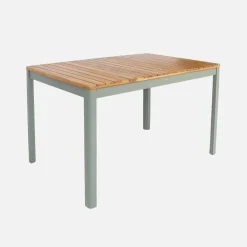 6-seater acacia wood garden table