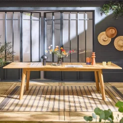 10-seater acacia wood garden table