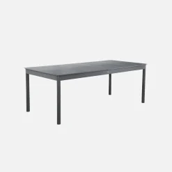 8-seater aluminium extendable garden table