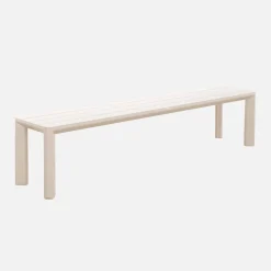 4-seater aluminium garden bench