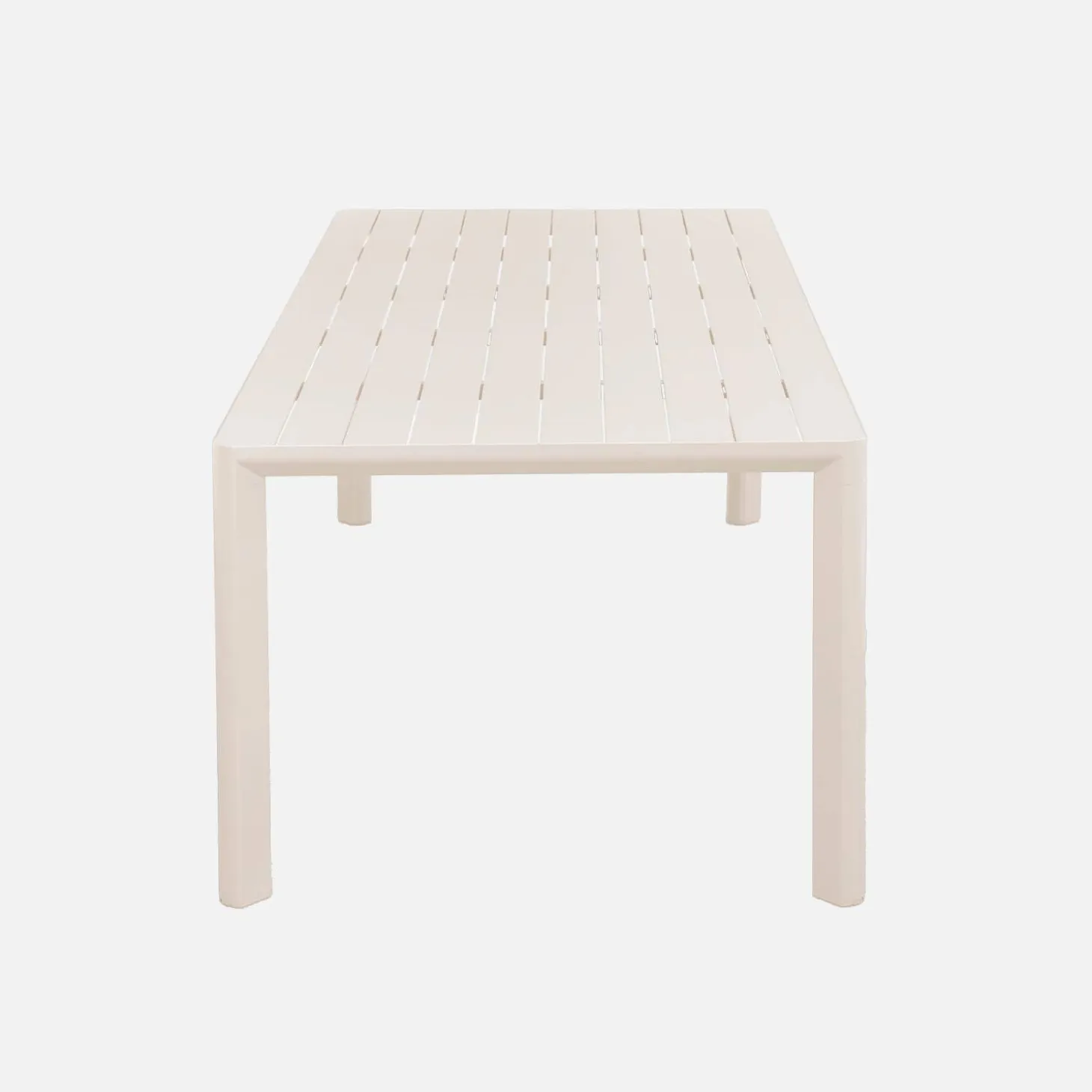 8-seater aluminium garden table