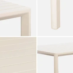 8-seater aluminium garden table