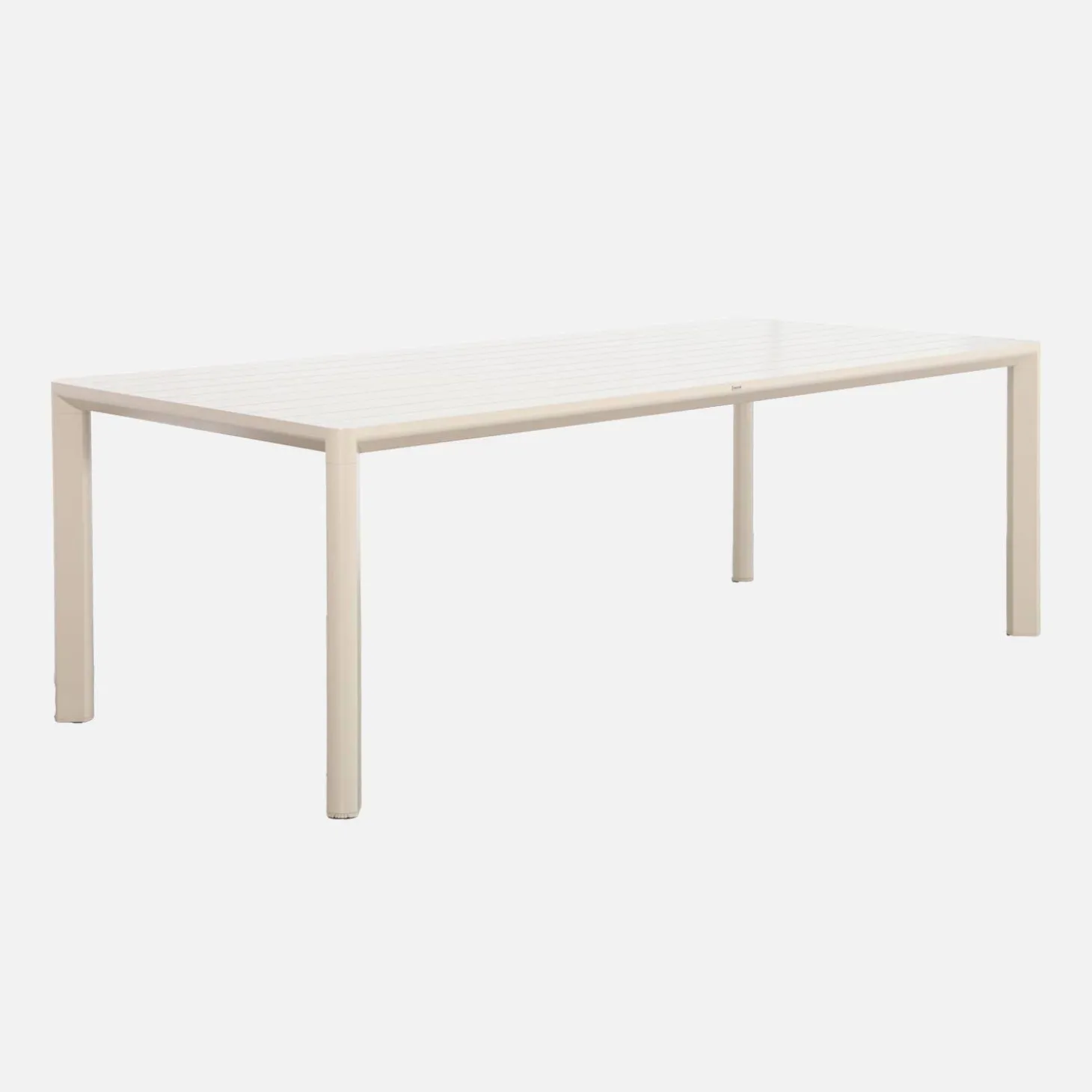 8-seater aluminium garden table