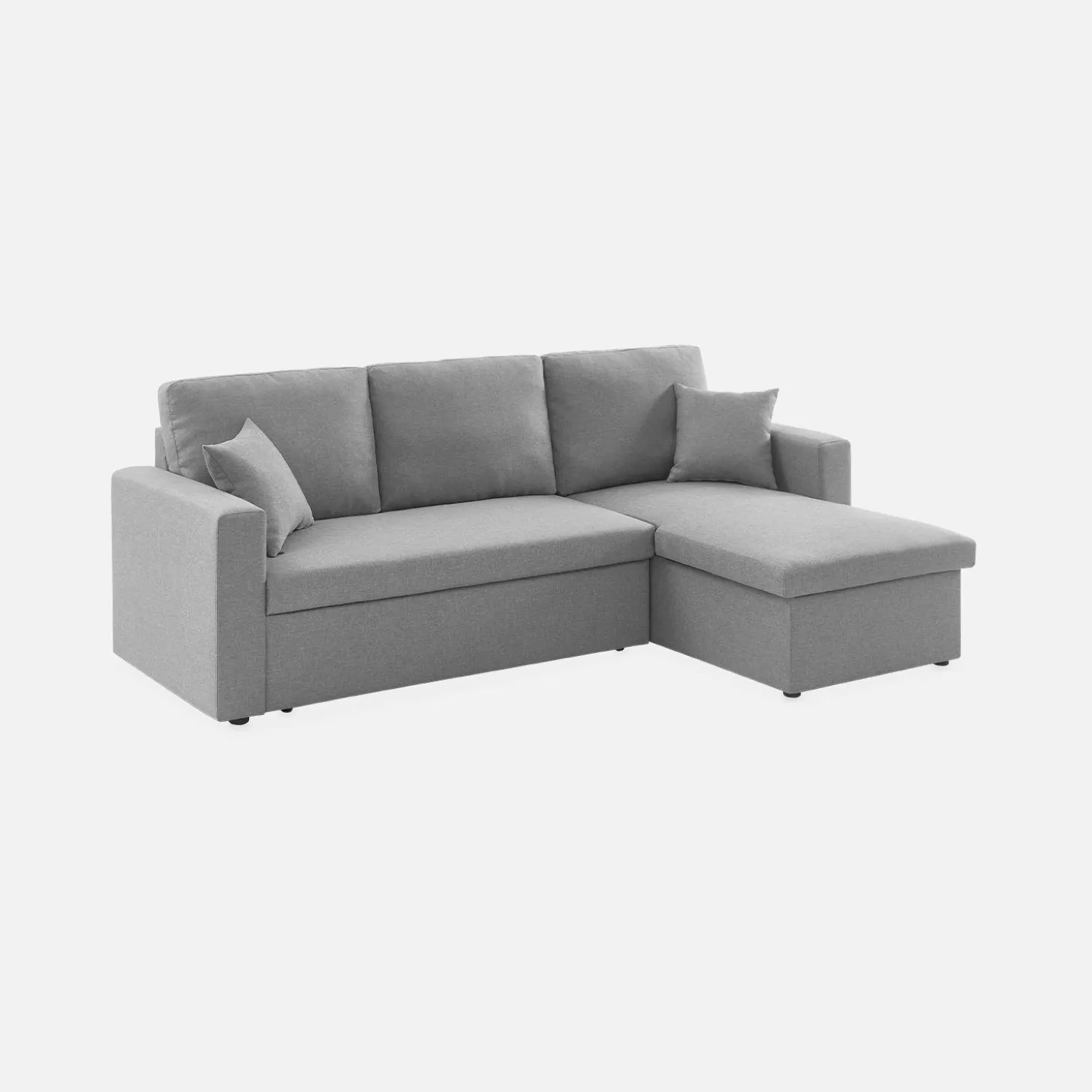 3-seater compact reversible corner sofa bed