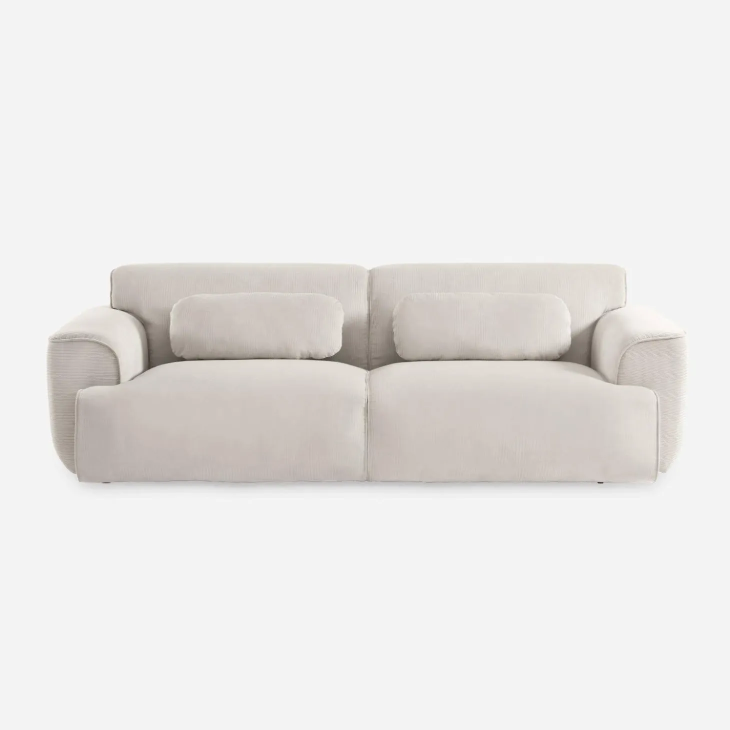 3-seater corduroy sofa
