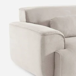 3-seater corduroy sofa