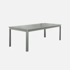 10-seater extendable aluminium garden table