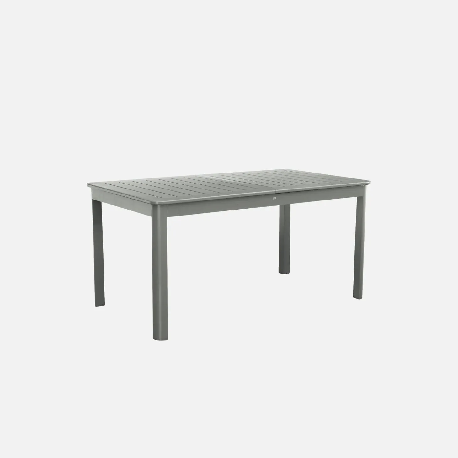 8-seater extendable aluminium garden table