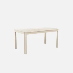 8-seater extendable aluminium garden table