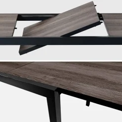 8-seater extendable outdoor table