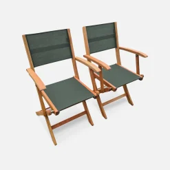 8-seater extendable wooden garden table set with 8 chairs