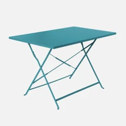 4-seater folding metal bistro garden table