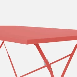 4-seater folding metal bistro garden table