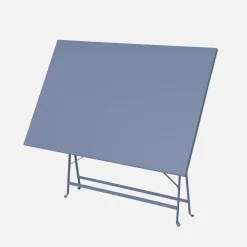 4-seater folding metal bistro garden table