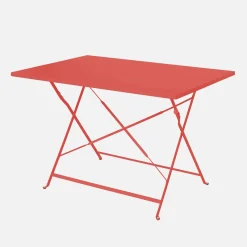 4-seater folding metal bistro garden table