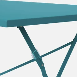 4-seater folding metal bistro garden table