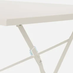 4-seater folding metal bistro garden table