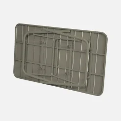 4-seater metal folding garden table 140cm