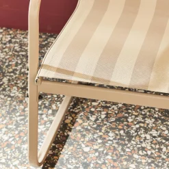 4-seater metal garden furniture set