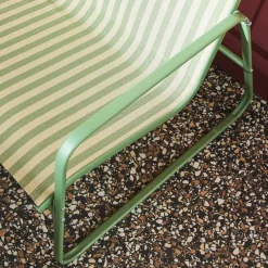 4-seater metal garden furniture set