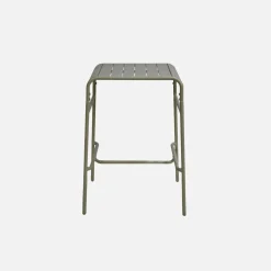 2-seater metal high garden table