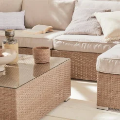 12-14-seater premium polyrattan garden sofa set