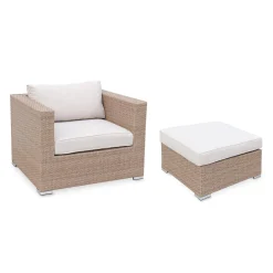 12-14-seater premium polyrattan garden sofa set
