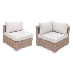 12-14-seater premium polyrattan garden sofa set
