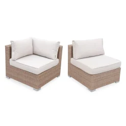 8-10-seater premium polyrattan garden sofa set