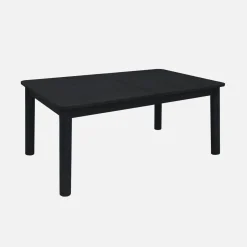 6-10 seater rectangular extendable dining table, rubberwood and oak veneer