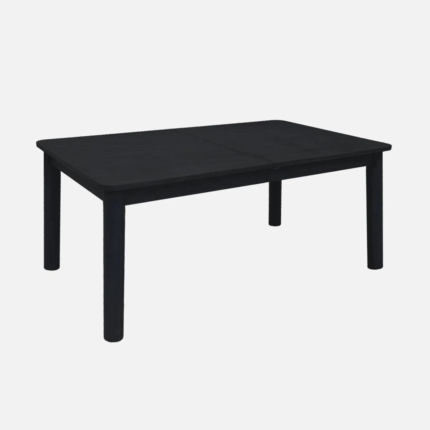 6-10 seater rectangular extendable dining table, rubberwood and oak veneer