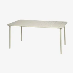 6-8 seater rectangular steel garden table