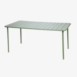 6-8 seater rectangular steel garden table